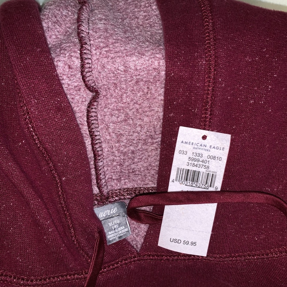 Aerie red hoodie